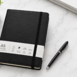 A5 Elastic Rexine Diary – 180 Pages