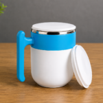 Stainless Steel Dual Tone Coffee Mug with Lid (Copy)