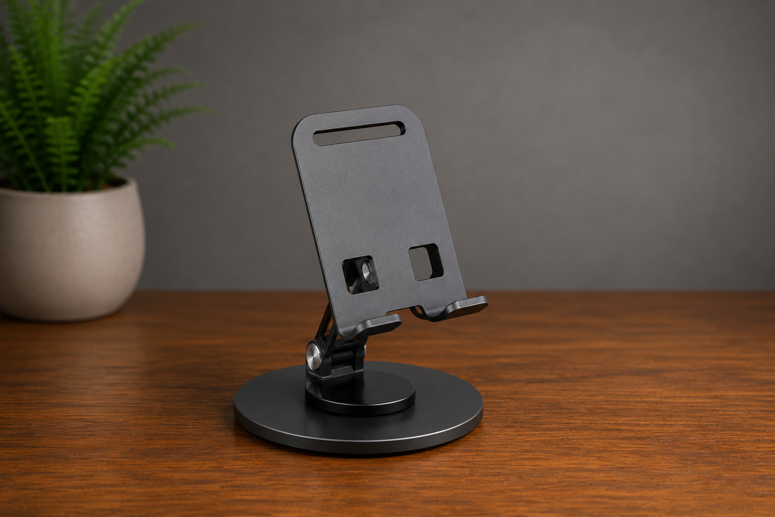 ChatGPT Image Jul 15, 2026, 01_02_30 PM Adjustable Mobile Phone Stand (Round Base) - Image 1