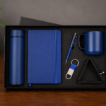 Flask + Notebook + Mug + Pen + Keychain Gift Set