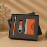 Card Holder + Pen + Keychain Gift Set