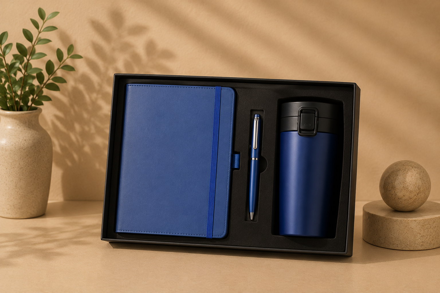 ChatGPT Image Jul 15, 2026, 04_15_52 PM Blue Notebook + Tumbler + Pen Gift Set - Image 1