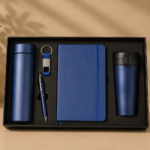 Premium Bottle + Notebook + Tumbler + Pen + Keychain Gift Set