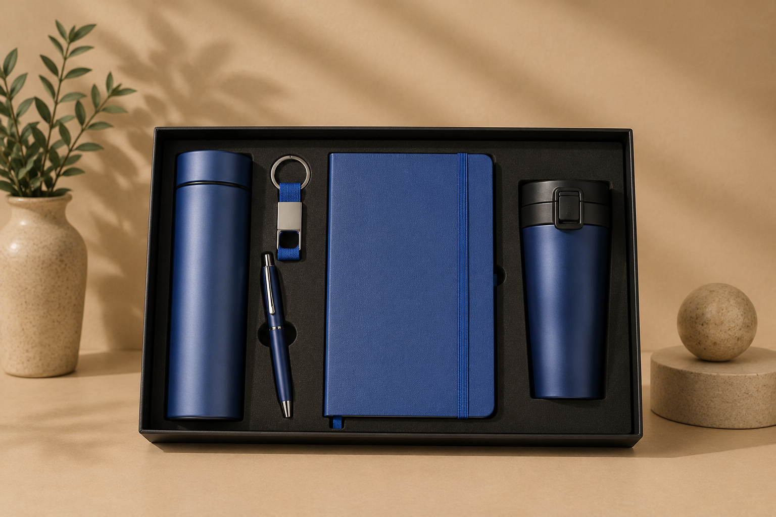 ChatGPT Image Jul 15, 2026, 04_16_01 PM Black Magnetic Diary + Pen Gift Set - Image 1