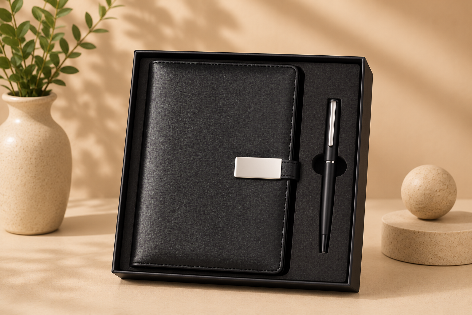ChatGPT Image Jul 15, 2026, 04_16_10 PM Executive Diary + Pen Gift Set - Image 1