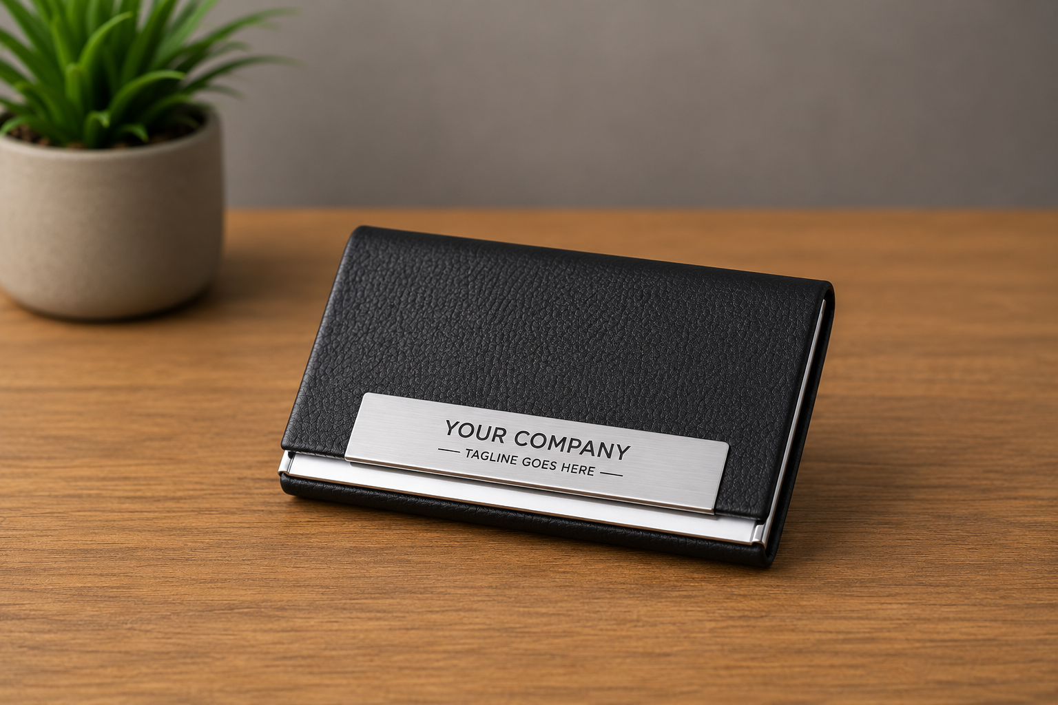 ChatGPT Image Jul 15, 2026, 08_56_06 AM Black Executive Visiting Card Holder - Image 1