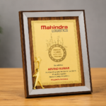 Wooden Frame With Star Figurine - 2366