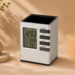 Digital Pen Stand with LCD Clock & Calendar