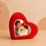 Custom Print Heart Pillow
