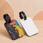 Custom PU Leather Luggage Tag