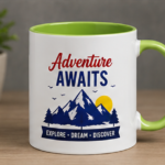 3 Tone Ceramic Coffee Mug