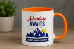 3 Tone Ceramic Coffee Mug