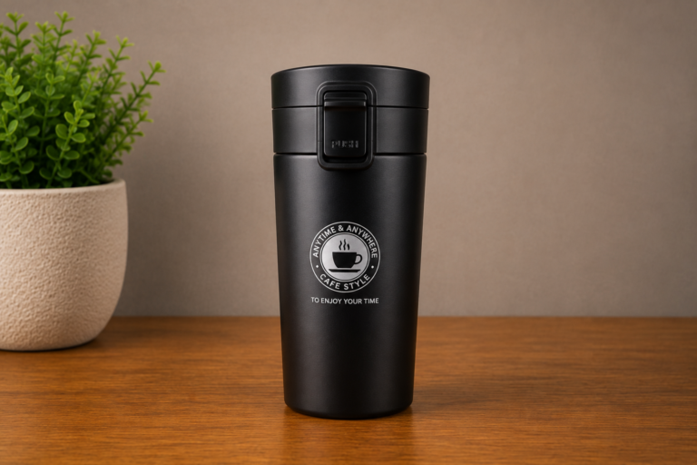 400 ML Hot & Cold Vacuum Mug with Push Button Lid